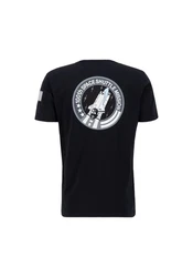 Alpha Industries T-Shirt Space Shuttle T Schwarz/Rot/Dunkelblau