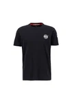Alpha Industries T-Shirt Space Shuttle T Schwarz/Rot/Dunkelblau