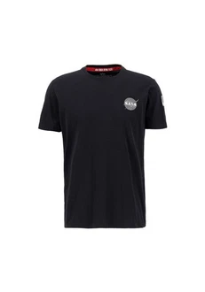 Alpha Industries T-Shirt Space Shuttle T Schwarz/Rot/Dunkelblau