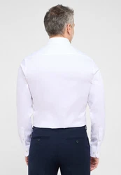 Eterna Langarmhemd SLIM FIT NON IRON Weiß/Creme
