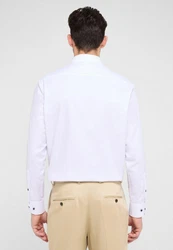 Eterna Langarmhemd COMFORT FIT NON IRON Weiß/Grün