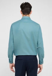 Eterna Langarmhemd COMFORT FIT NON IRON Blau/Grün/Türkis