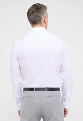 Eterna Langarmhemd SLIM FIT NON IRON Weiß/Creme/Lila/Grau/Dunkelblau