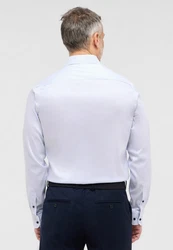 Eterna Langarmhemd SLIM FIT EASY IRON Hellblau