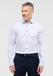 Eterna Langarmhemd SLIM FIT EASY IRON Hellblau