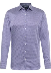Eterna Langarmhemd SLIM FIT EASY IRON Dunkelblau/Hellblau/Blau/Fliederfarben