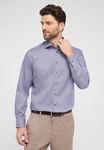 Eterna Langarmhemd Modern Fit Dunkelblau/Blau/Hellblau/Dunkelrot