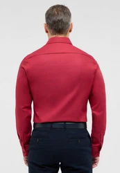 Eterna Langarmhemd SLIM FIT NON IRON Rot/Dunkelrot