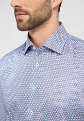 Eterna Langarmhemd MODERN FIT EASY IRON Hellblau/Blau/Dunkelblau