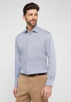 Eterna Langarmhemd MODERN FIT EASY IRON Hellblau/Blau/Dunkelblau