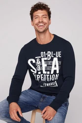 CAMP DAVID Sweater Blau