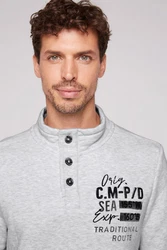 CAMP DAVID Sweater Grau/Hellgrau