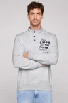 CAMP DAVID Sweater Grau/Hellgrau