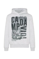 CAMP DAVID Kapuzensweatshirt Grau/Grün/Hellgrau/Silber