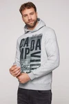 CAMP DAVID Kapuzensweatshirt Grau/Grün/Hellgrau/Silber