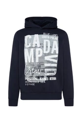 CAMP DAVID Kapuzensweatshirt Dunkelblau/Hellblau/Rot