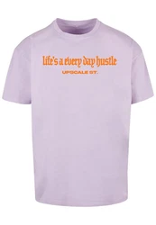 Upscale by Mister Tee Hustle Oversize Tee Lila
