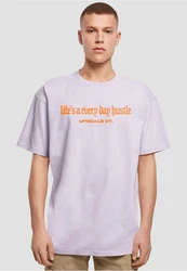 Upscale by Mister Tee Hustle Oversize Tee Lila