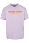 Upscale by Mister Tee Hustle Oversize Tee Lila