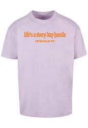 Upscale by Mister Tee Hustle Oversize Tee Lila