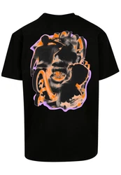 Upscale by Mister Tee Hustle Oversize Tee Rot/Schwarz/Orange/Beige