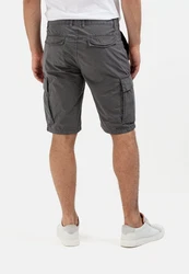 camel active Cargoshorts Regular Fit Dunkelgrau/Hellgrau/Grau/Khaki