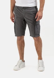 camel active Cargoshorts Regular Fit Dunkelgrau/Hellgrau/Grau/Khaki