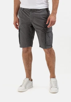camel active Cargoshorts Regular Fit Dunkelgrau/Hellgrau/Grau/Khaki
