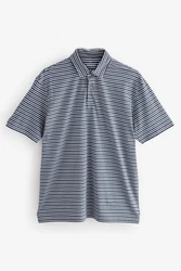 Next Poloshirt Poloshirts aus Jersey im 3er-Pack Dunkelgrün/Blau/Grau
