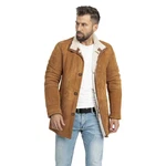 S&A Ledermoden Lederjacke Niko Braun/Beige