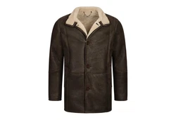 S&A Ledermoden Lederjacke Niko Khaki/Dunkelgrün/Dunkelbraun/Dunkelgrau/Braun/Rot