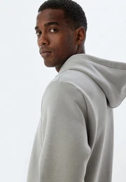 Kapuzensweatshirt Kapuzenkragen Softshell