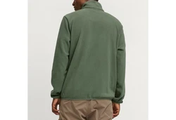 Jack & Jones Anorak JJTheo Fleecejacke khaki/weiß