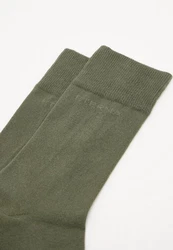 Eterna Socken Dunkelgrün/Khaki