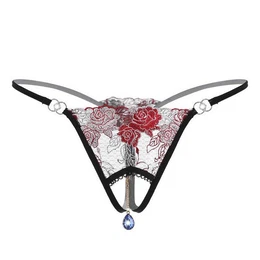 Slip 2 Stck erotische Unterwsche, Damenhschen, bestickte (Spitzenunterhose, sexy Tanga-Hschen)