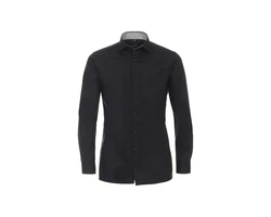 CASAMODA Businesshemd uni schwarz