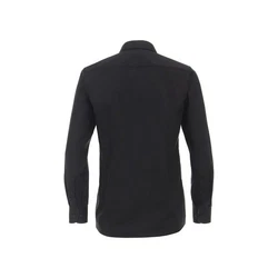 CASAMODA Businesshemd uni schwarz