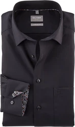 OLYMP Businesshemd Luxor Komfort Fit Schwarz/Dunkelblau/Braun/Grau/Dunkelgrau