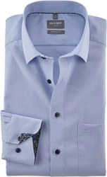OLYMP Businesshemd Luxor Komfort Fit Blau/Fliederfarben/Hellblau/Dunkelblau