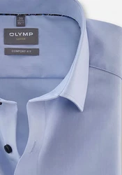 OLYMP Businesshemd Luxor Komfort Fit Blau/Fliederfarben/Hellblau/Dunkelblau