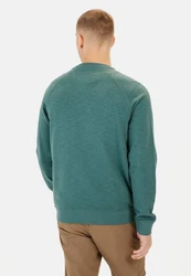 camel active Sweatshirt Regular Fit Grün/Türkis