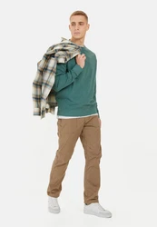 camel active Sweatshirt Regular Fit Grün/Türkis