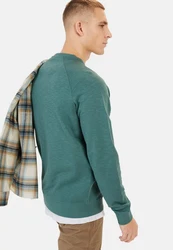 camel active Sweatshirt Regular Fit Grün/Türkis