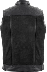 MDM Weste Custom Biker Hunter Grau/Dunkelgrau/Schwarz