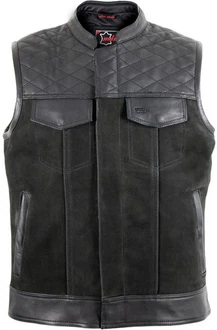 MDM Weste Custom Biker Hunter Grau/Dunkelgrau/Schwarz MDM Weste Custom Biker Hunter Grau/Dunkelgrau/Schwarz