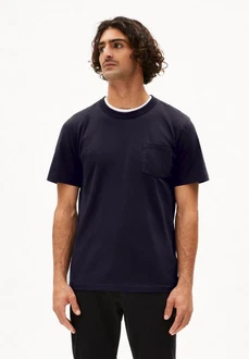 Armedangels T-Shirt MAARKOS POCKET Dunkelblau Armedangels T-Shirt MAARKOS POCKET Dunkelblau