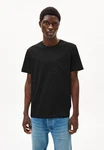 Armedangels T-Shirt MAARKOS POCKET Schwarz