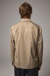 Next Sakko Hemdjacke im Western-Look Khaki/Braun/Beige