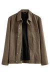 Next Sakko Hemdjacke im Western-Look Khaki/Braun/Beige