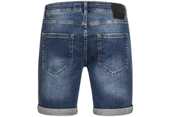Amaci&Sons Herren Destroyed Jeans Shorts Sommer Bermuda (798) Used Blue